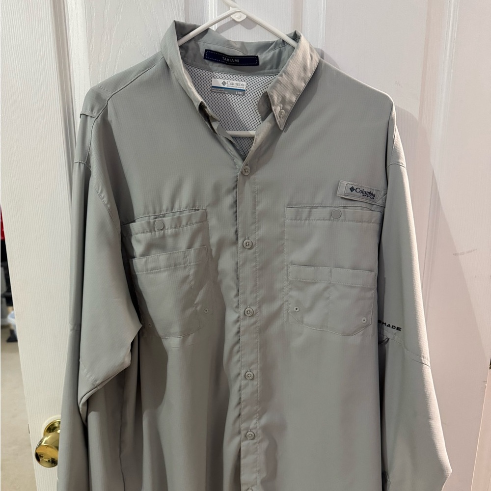 Columbia Mens PFG Tamiami Ii Long Sleeve Shirt 👕 🎣 LT